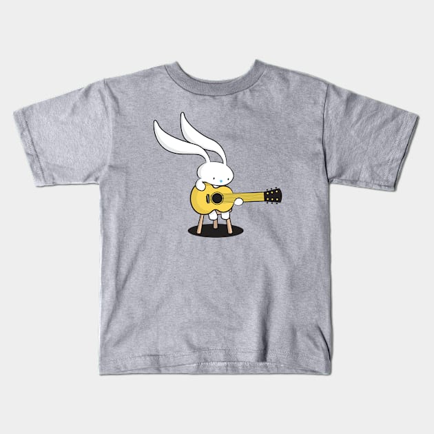 Bunny's Acoustic Set Kids T-Shirt by Firehat45